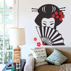 Adesivo De Parede Japonesa Leque-m 45x58cm