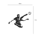 Adesivo De Parede Jogador De Futebol  45 X 31 Cm