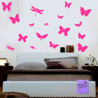 Adesivo De Parede Kit De Borboletas 2-eg 98x78cm