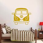 Adesivo De Parede Kombi Volkswagen - Dourado