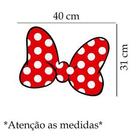 Adesivo De Parede Laço Da Minnie Mod01 Medida:40 X 31 Cm