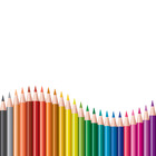 Adesivo de Parede Lapis de Cor Onda Colorida 120x52cm