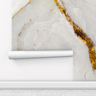 Adesivo De Parede Lavável Mármore Gold Rajado Quarto Sala