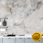 Adesivo De Parede Lavável Mármorizado Perolado Rajado Sala