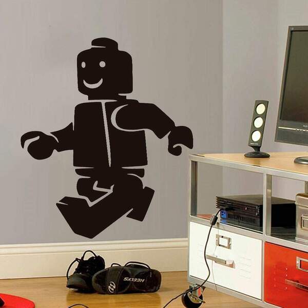 Adesivo De Parede Lego Correndo-eg 98x86cm