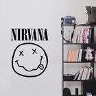 Adesivo De Parede Logo Banda Nirvana Decoração Quarto Adolesc