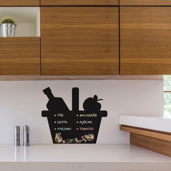 Adesivo De Parede Lousa Cozinha Piquenique