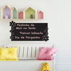 Adesivo De Parede Lousa Floral