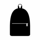 Adesivo De Parede Lousa Mochila Ziper