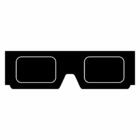 Adesivo De Parede Lousa Óculos 3d