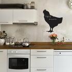 Adesivo De Parede Lousa Para Cozinha Galinha