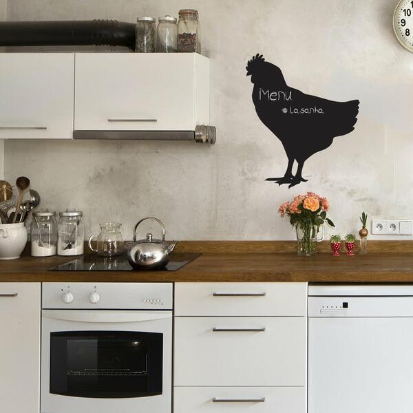 Adesivo De Parede Lousa Para Cozinha Galinha Leroy Merlin As paredes da cozinha com autocolantes de vinil, tais como autocolantes de vinil com frases darão um toque de frescura e personalidade. adesivo de parede lousa para cozinha galinha