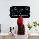 Adesivo De Parede Lousa Pincelada