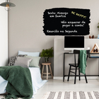 Adesivo De Parede Lousa Pincelada