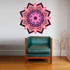 Adesivo De Parede Mandala Colorida 30-eg 100x100cm
