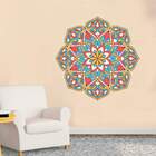 Adesivo De Parede Mandala Colorida 34-p 50x50cm