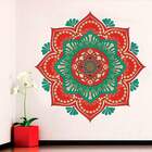 Adesivo De Parede Mandala Colorida 53-m 60x60cm