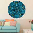 Adesivo De Parede Mandala Colorida 71-m 60x60cm