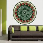 Adesivo De Parede Mandala Colorida 94-m 60x60cm
