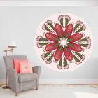 Adesivo De Parede Mandala Colorida 95-g 80x80cm
