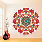 Adesivo De Parede Mandala Colorida 98-p 50x50cm