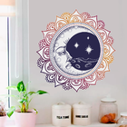 Adesivo De Parede Mandala Colorida Lua-gig 93x93cm