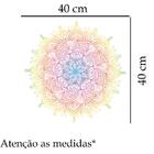 Adesivo De Parede Mandala Colorida Mod06 Medida:40 X 40 Cm