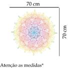 Adesivo De Parede Mandala Colorida Mod06 Medida:70 X 70 Cm
