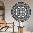Adesivo De Parede Mandala Cor Única 41-p 50x50cm