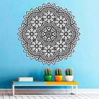 Adesivo De Parede Mandala Cor Única 54-p 50x50cm