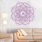 Adesivo De Parede Mandala Cor Única 57-p 50x50cm