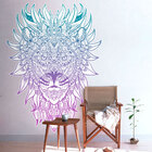 Adesivo De Parede Mandala Leão-eg 85x115cm