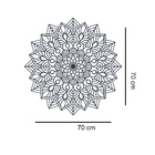 Adesivo De Parede Mandala Mod 13 Medidas:70 X 70 Cm