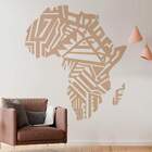 Adesivo De Parede Mapa-múndi Mapa Africa-eg 160x70cm