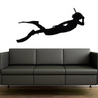Adesivo De Parede - Mergulhador - 006esp