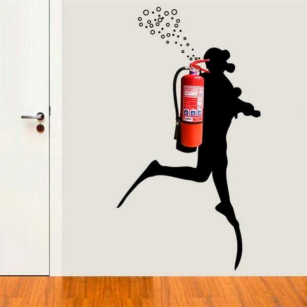 Adesivo De Parede Mergulhador-m 85x60cm