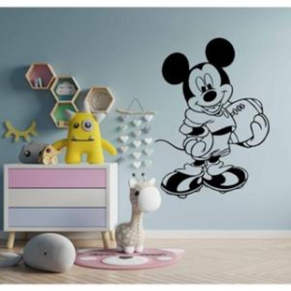 Adesivo De Parede Mickey Mod03 Medidas:50 X 40 Cm