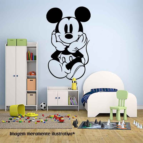 Adesivo De Parede Mickey Mod1 - Atenção As Medidas