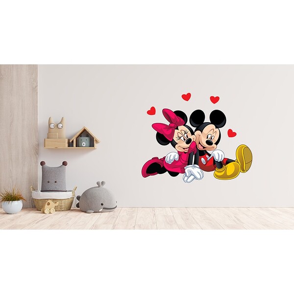 Adesivo De Parede Minnie E Mickey Apaixonados Mod02 | Leroy Merlin