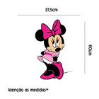 Adesivo De Parede Minnie Rosa  37,5 X 60 Cm