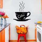 Adesivo De Parede Modelo Xícara De Café 4-p 25x28cm