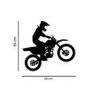 Adesivo De Parede Motocross