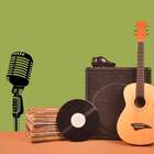 Adesivo De Parede Musical Microfone Retrô-m 38x113cm