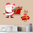 Adesivo De Parede Natal Papei Noel E Rena-m 55x39,5cm