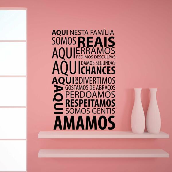 Adesivo De Parede Nesta Familia
