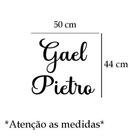 Adesivo De Parede Nome Personalizado Mod06 Medida:50 X 44 Cm