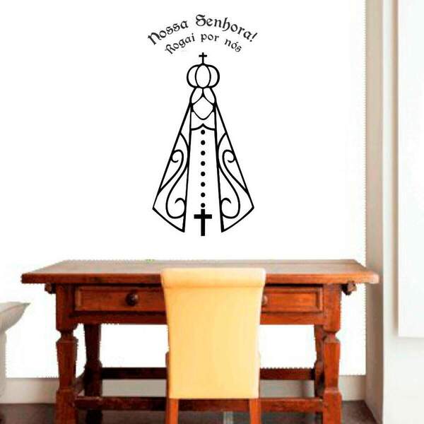 Adesivo De Parede Nossa Senhora Rogai-eg 58x114cm