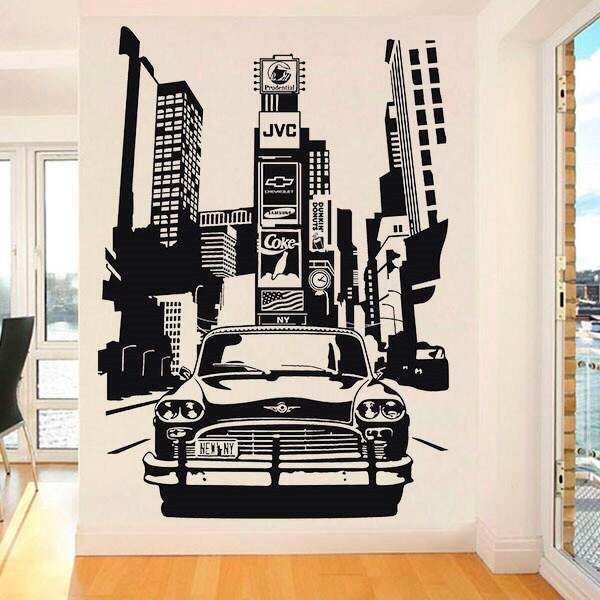 Adesivo De Parede Nova York Times Square-p 70x98cm