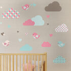 Adesivo de Parede Nuvens e Pássaros