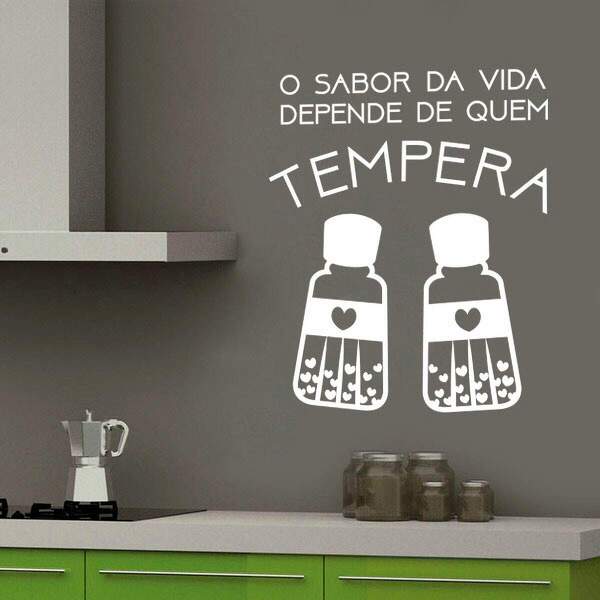 Adesivo De Parede O Sabor Da Vida-g 56x68c